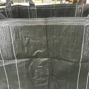 High Quality 1000kg -1500kg 1 ton fibc bag large opening anti UV load-bearing black ton bags Jumbo sack